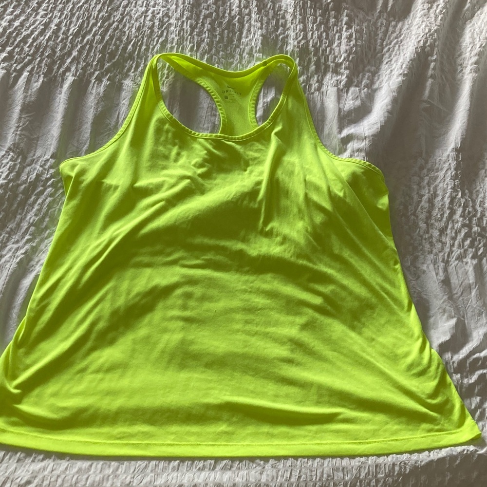 Nike Women's Bright Yellow Tank Top